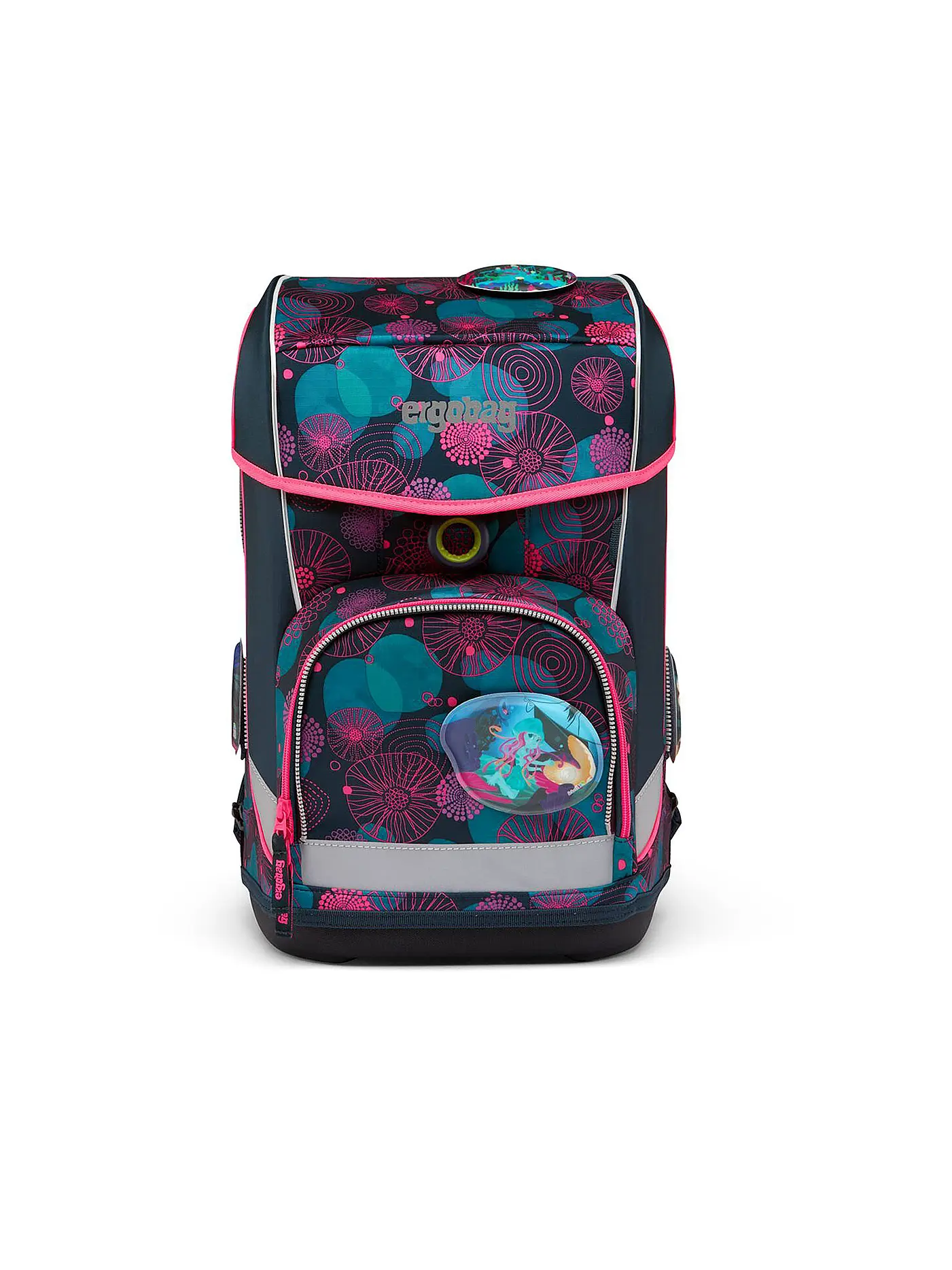 ERGOBAG | Schultaschen Set 5-tlg. Cubo Light - KorallBär | 